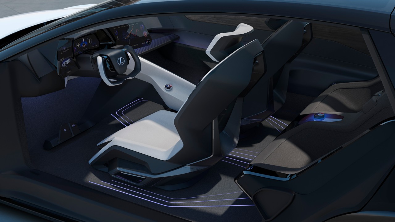Lexus concept car interior